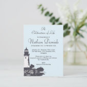 ライトハウスお祝いオブライフカード 招待状 (スタンド正面)