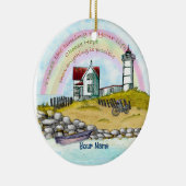 ライトハウスがタイミングを信頼 セラミックオーナメント (右)
