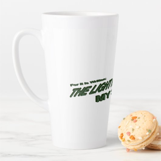 ライトハウスが私の救い主になる – 緑 カフェラテマグ (インサイチュ)