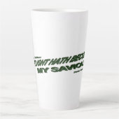 ライトハウスが私の救い主になる – 緑 カフェラテマグ (正面)