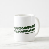 ライトハウスが私の救い主になる – 緑 コーヒーマグカップ (正面右)