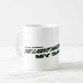 ライトハウスが私の救い主になる – 緑 コーヒーマグカップ (正面左)