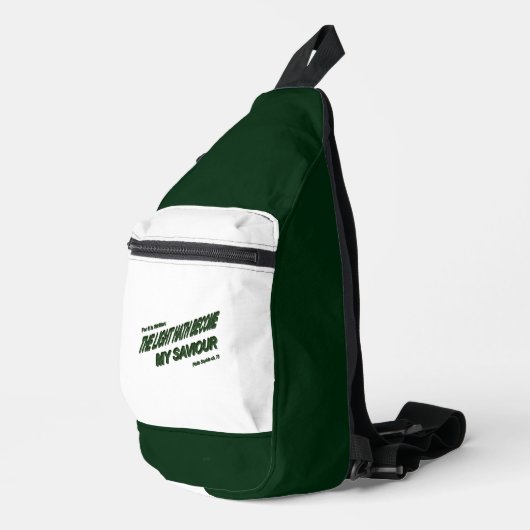 ライトハウスが私の救い主になる – 緑 スリングバッグ (右コーナー)