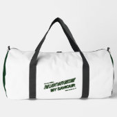 ライトハウスが私の救い主になる – 緑 ダッフルバッグ (正面)