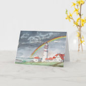 ライトハウスすべての行事グリーティングカード カード (黄色い花)