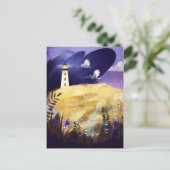 ライトハウスとクラウド ポストカード (スタンド正面)