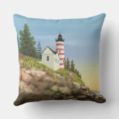 ライトハウスとサンセット クッション (裏面)