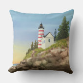 ライトハウスとサンセット クッション (正面)