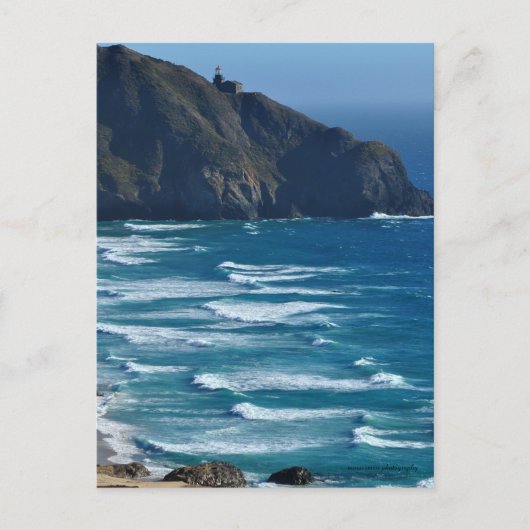 ライトハウスと海 ポストカード (正面)