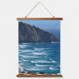 ライトハウスと海 吊り下げ型タペストリー