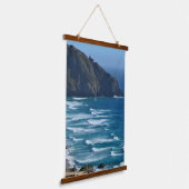 ライトハウスと海 吊り下げ型タペストリー (傾斜あり)