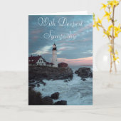 ライトハウスの同情カード カード (黄色い花)