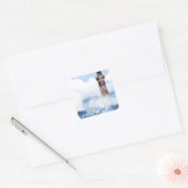 ライトハウスの塔が完成した。 スクエアシール (封筒)