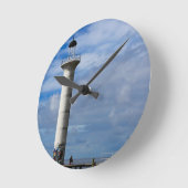 ライトハウスの壁時計 ラウンド壁時計 (傾斜)