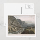 ライトハウスの近くのロープの橋、ホリーヘッド ポストカード (正面/裏面)