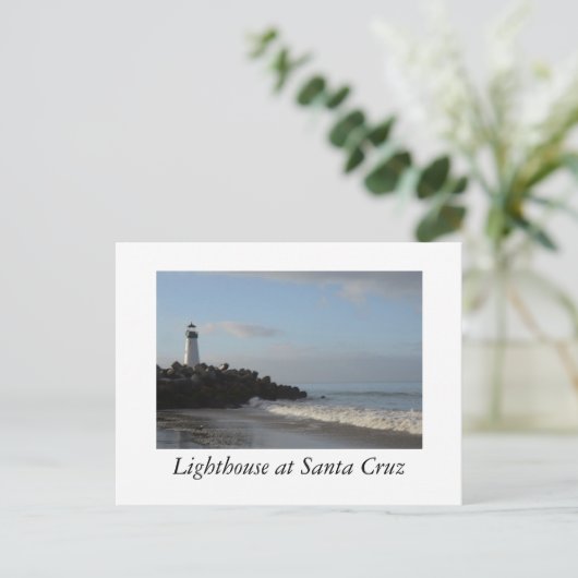 ライトハウスアットサンタクルーズカリフォルニア ポストカード (スタンド正面)
