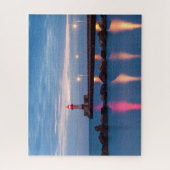 ライトハウスアットサンライズフォトパズル ジグソーパズル (縦)