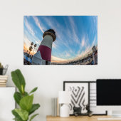 ライトハウスアットザオーシャンサイドハーバー ポスター (ホームオフィス)