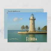 ライトハウスアットビスケイン国立公園 ポストカード (正面/裏面)