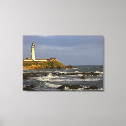 ライトハウスアットピジョンポイント州ビーチインSan 2 キャンバスプリント (正面)
