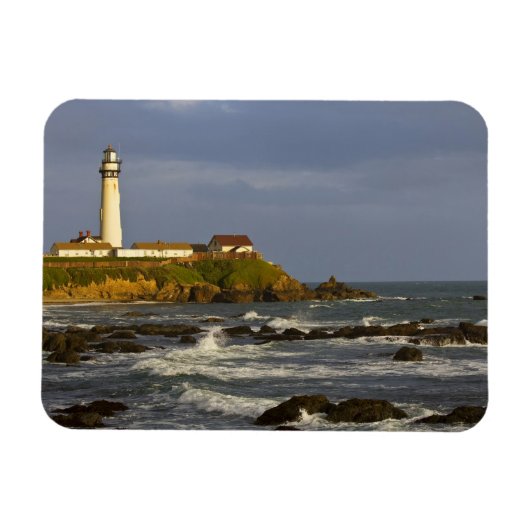 ライトハウスアットピジョンポイント州ビーチインSan 2 マグネット (横)