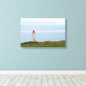 ライトハウスアットヴァトネスペニンシュラ – アイスランド キャンバスプリント (インサイチュ (ウッドフロア))