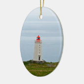 ライトハウスアットヴァトネスペニンシュラ – アイスランド セラミックオーナメント (左)