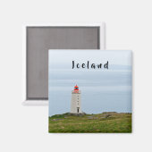 ライトハウスアットヴァトネスペニンシュラ – アイスランド マグネット (正面/裏面)