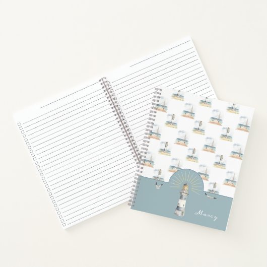 ライトハウスアンドセイボートドリームビーチ ノートブック (内部)