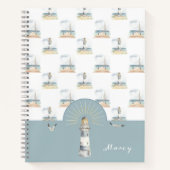 ライトハウスアンドセイボートドリームビーチ ノートブック (正面)