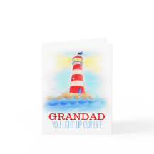 ライトハウスアート&スローガン誕生日カード