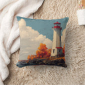 ライトハウスインオータム秋 クッション (ブランケット)