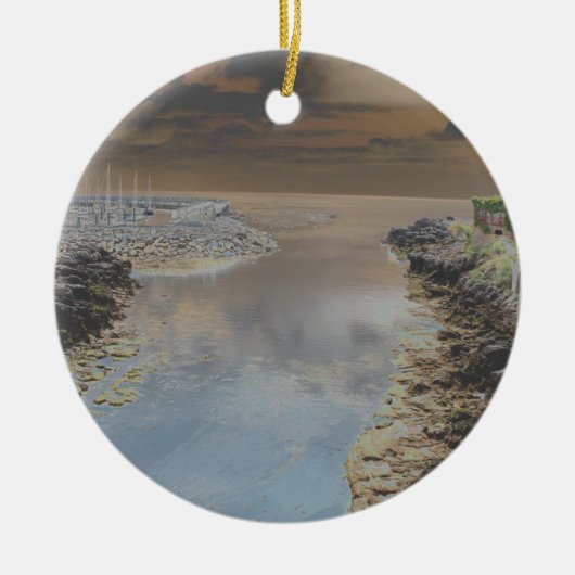 ライトハウスインカスカイスポルトガル セラミックオーナメント (正面)