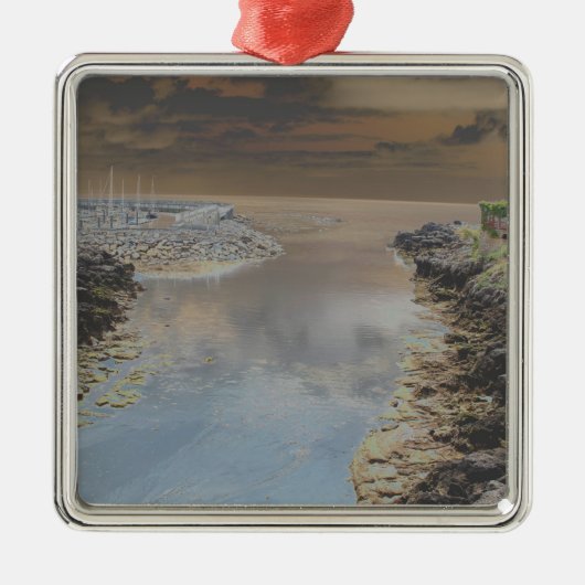 ライトハウスインカスカイスポルトガル メタルオーナメント (正面)