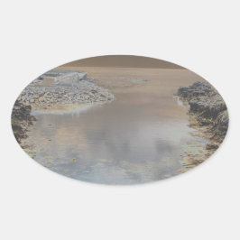 ライトハウスインカスカイスポルトガル 楕円形シール