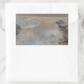 ライトハウスインカスカイスポルトガル 長方形シール (バッグ)