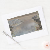 ライトハウスインカスカイスポルトガル 長方形シール (封筒)