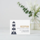 ライトハウスウェディング受付 エンクロージャーカード (スタンド正面)