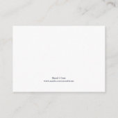 ライトハウスウェディング受付 エンクロージャーカード (裏面)