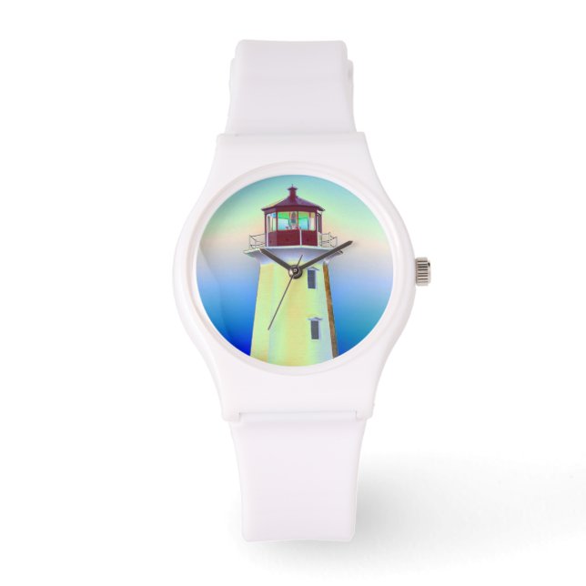 ライトハウスウォッチペギーズコーブライトハウスルート 腕時計 (正面)