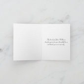 ライトハウスウォーターカラー悔やみや弔慰サンキューカード カード (内部)