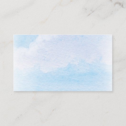 ライトハウスウォーターカラー航海のズ結婚ウェブサイト エンクロージャーカード (裏面)