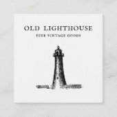 ライトハウスエッチング正方形の名刺 スクエア名刺 (正面)