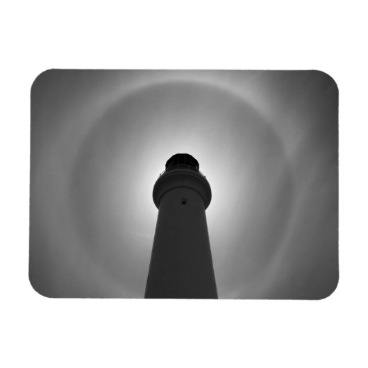 ライトハウスエフェクト – 白黒 マグネット (横)