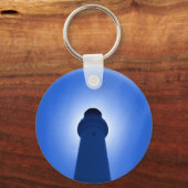 ライトハウスエフェクト – 青 キーホルダー (正面)