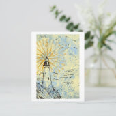 ライトハウスオンクリフ、海シースプレー、シーグル ポストカード (スタンド正面)