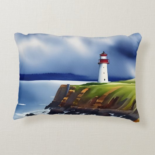 ライトハウスオンザクリフスウォーターカラー アクセントクッション (裏面)
