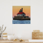 ライトハウスオンレイクスーペリア,ダルスミネソタ ポスター (キッチン)