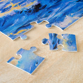 ライトハウスオンロッキーコースト印象派Seascape ジグソーパズル (側面)