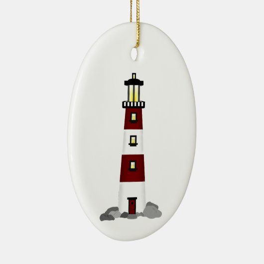 ライトハウスオーナメント セラミックオーナメント (右)
